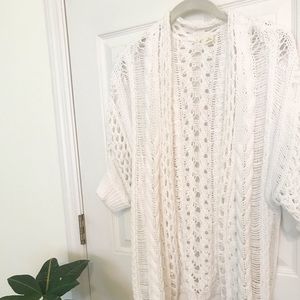Moth from Anthropologie crochet summer cardigan